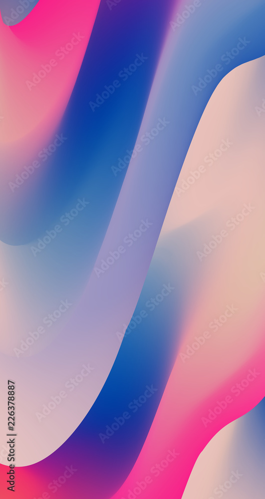 Fototapete gradient mesh can be used as a screen saver on a computer screen, smartphone