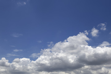 Fototapeta na wymiar Beautiful blue sky