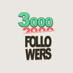 Follower banner comic text pop art design