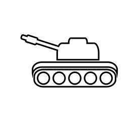 Obraz premium tank icon. vector illustration