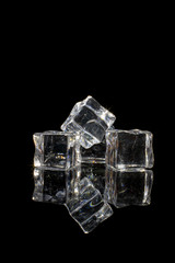 Gestapelte Eiswürfel