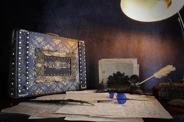 Steampunk lettere di un viaggiatore