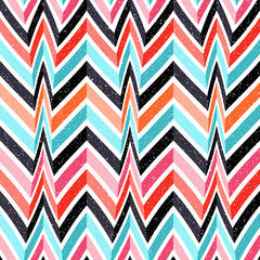Abstract seamless pattern of lines and angles. Optical illusion of space distortion.