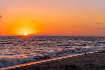 Fototapeta premium Sunset in Laguna Beach California