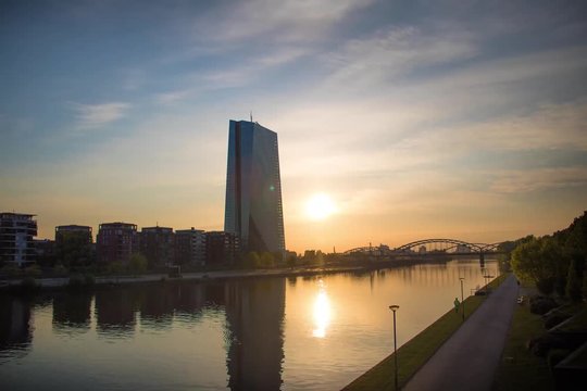 Frankfurt bei Abend