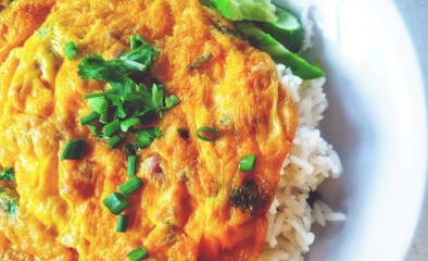 Delicious omelet