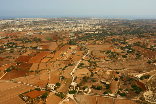 Fototapeta Pejzaż Malty z lotu ptaka
