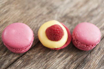 macarons a la framboise