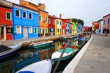 Fototapeta na wymiar Burano island in Venice