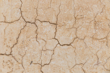 Vertrockneter und ausgelaugter Boden Textur