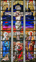 Stained Glass - Crucifixion of Jesus