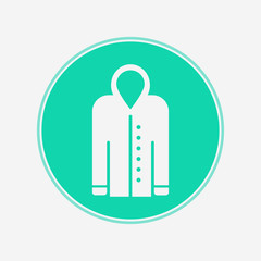 Raincoat vector icon sign symbol