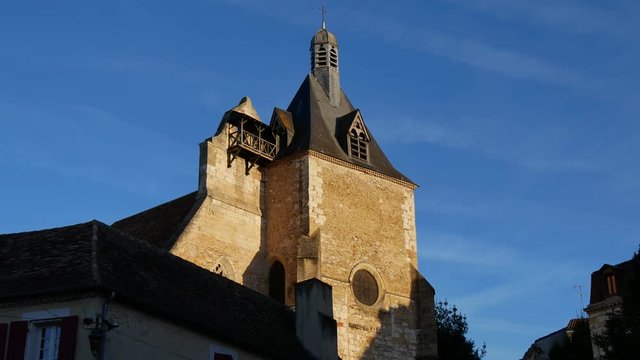 Old historic church Saint Jacques, Bergerac, France