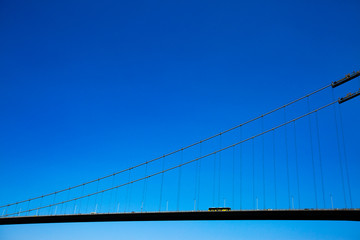 Fototapeta premium Road bridge across the Bosphorus