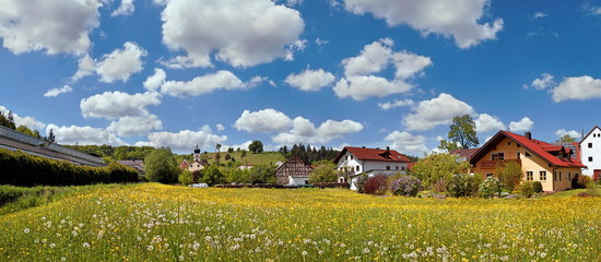 Dorf Titting im Anlautertal, Altmühltal