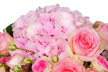 Elite bouquet of beautiful luxury flowers, close-up