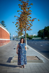 Fototapeta premium Woman and the tree