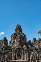 Bayon Temple at Angkor Wat Near Siem Reap, Cambodia