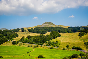 Paysage autour du Puy de Sancy et de Besse en Auvergne