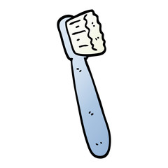 vector gradient illustration cartoon tooth brush