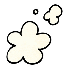 grunge textured illustration cartoon smoke clouds