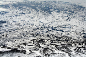 Igdir plain, from Mount Agri (Ararat). This picture was taken in the Mount Agri at 4200 meters.