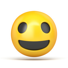 Happy emoticon 3D