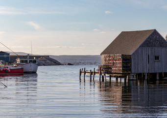 boats in harbor