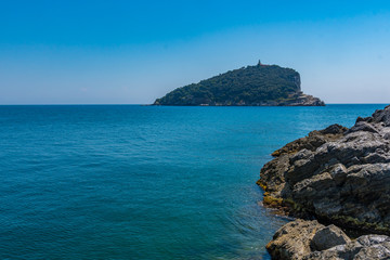 Tino island in Italy