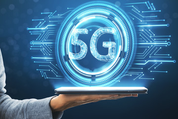 Internet speed and connection concept