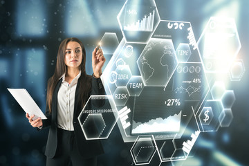 Future and finance concept