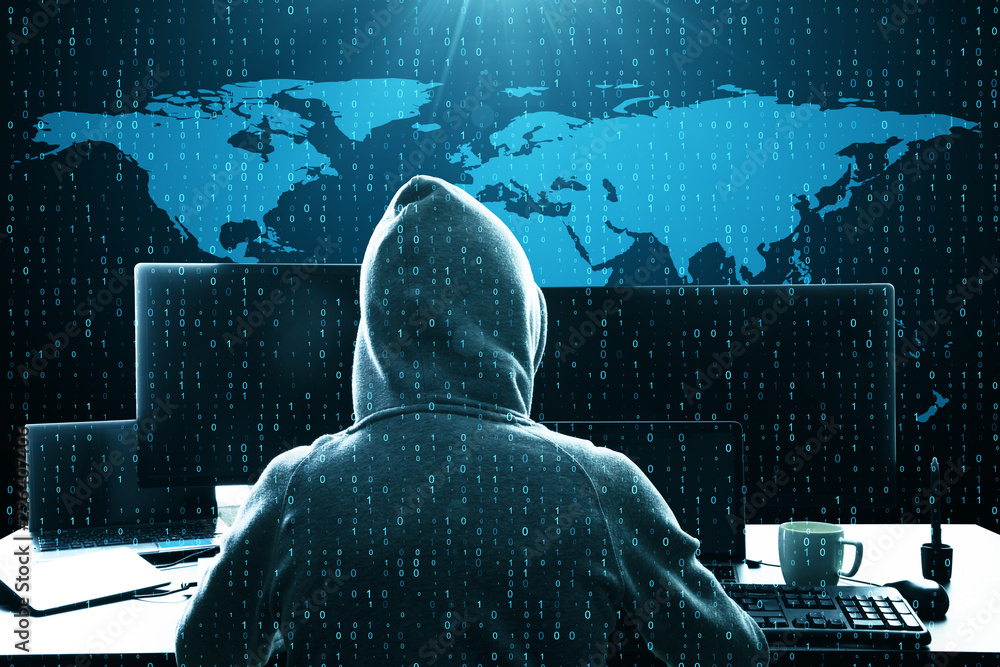 Poster computing and malware concept