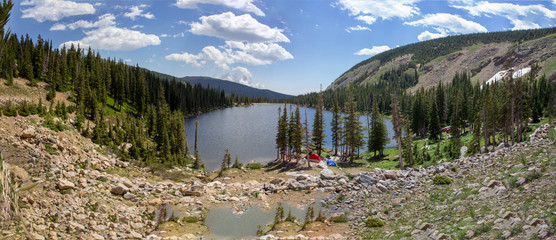 Mountain Lake Panorama 1