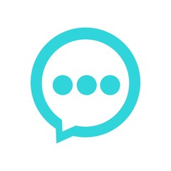 Communication or chat logo