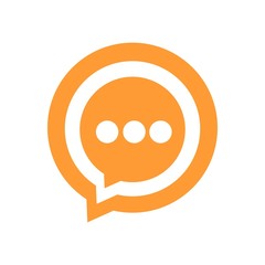 Communication or chat logo
