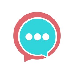 Communication or chat logo