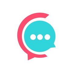 Obraz premium Dialogue icon. Chat sign. Social media symbol.