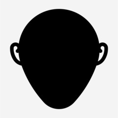 Glyph face pixel perfect vector icon
