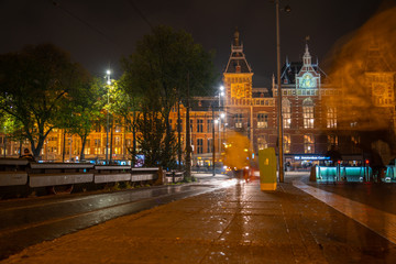 Fototapeta na wymiar Amsterdam city, Netherlands, Travel photography
