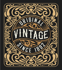 Old design, Badge for packing