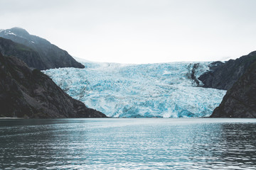 View of Holgate Glacier in Kenai Fjords National Park