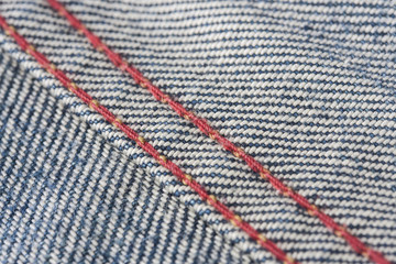 close up denim fabric