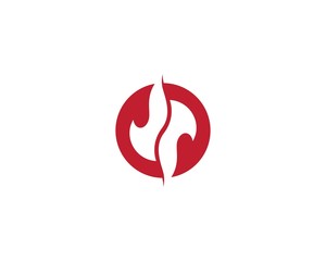 Fire flame logo