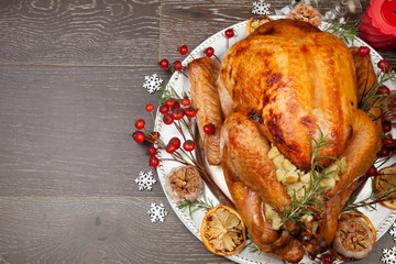 Rustic Style Christmas Turkey