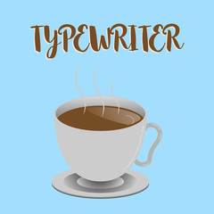 Word writing text Typewriter. Business concept for Electric electronic analysisual machine with keys to type characters.