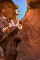 upper antelope canyon in Arizona USA