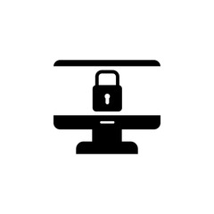 computer, security icon. Element of gdpr icon for mobile concept and web apps.Detailed computer, security icon can be used for web and mobile
