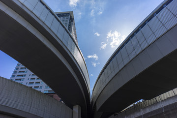 首都高速　ジャンクションの風景