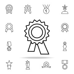 medal icon. Succes and awards icons universal set for web and mobile