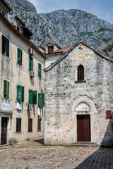 Fototapeta na wymiar The 14th century church of St. Michael in Kotor, Montenegro